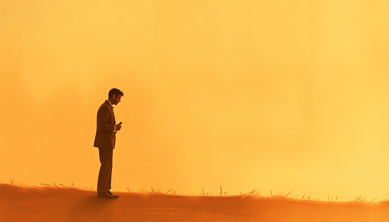 Fan-driven abstract illustration evoking the emotional arc of I Will by Dean Martin