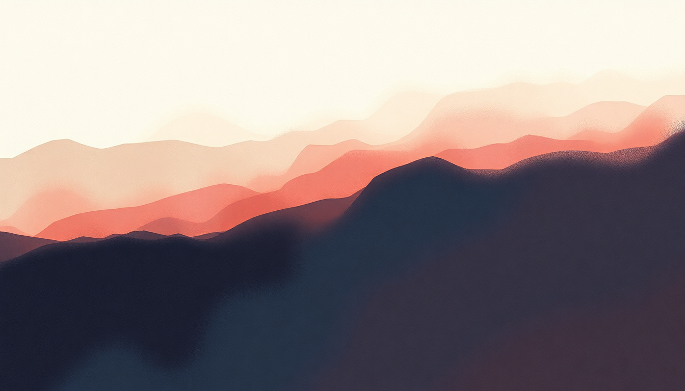 Fan-driven abstract illustration evoking the emotional arc of I Will Rise Up by Lyle Lovett