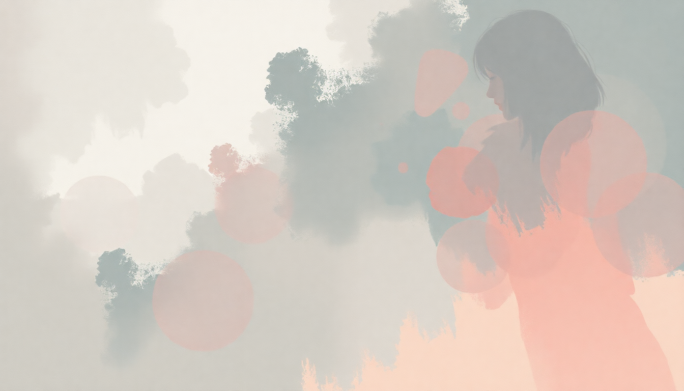 Fan-driven abstract illustration evoking the emotional arc of I Wish You Were Gay by Billie Eilish