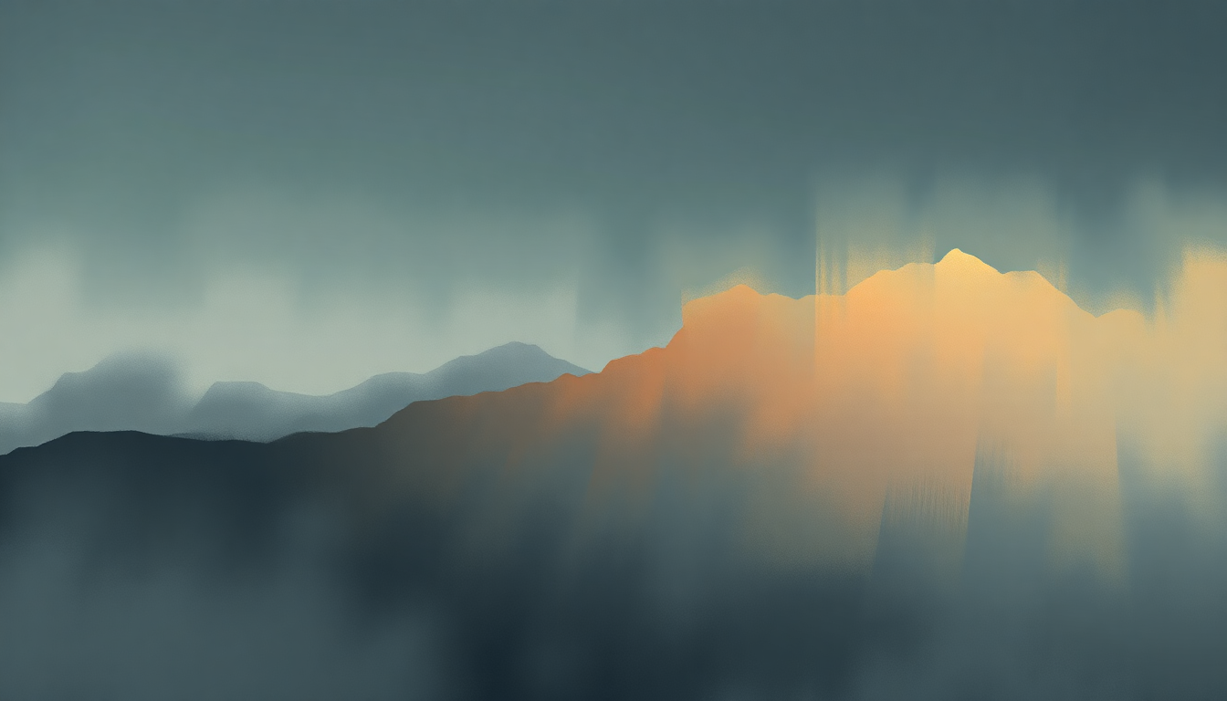 Fan-driven abstract illustration evoking the emotional arc of I Wonder by Kanye West