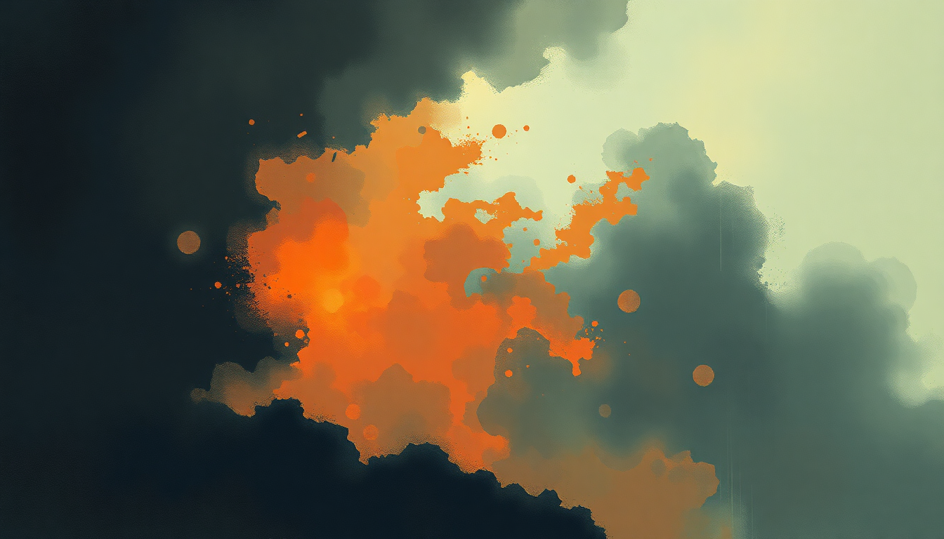 Fan-driven abstract illustration evoking the emotional arc of If Eternity Should Fail by Iron Maiden