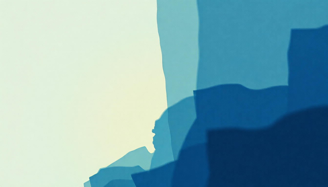 Fan-driven abstract illustration evoking the emotional arc of If I Could by Mineral