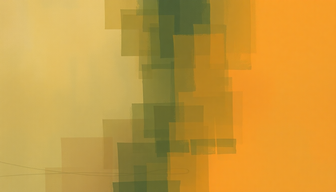 Fan-driven abstract illustration evoking the emotional arc of If I Were a Bell by Oscar Peterson