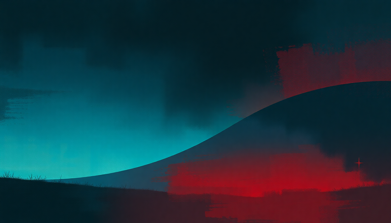 Fan-driven abstract illustration evoking the emotional arc of If I Were the Man You Wanted by Lyle Lovett