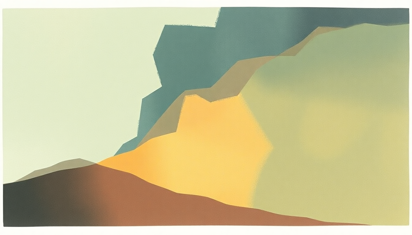 Fan-driven abstract illustration evoking the emotional arc of If It Makes You Happy by Sheryl Crow