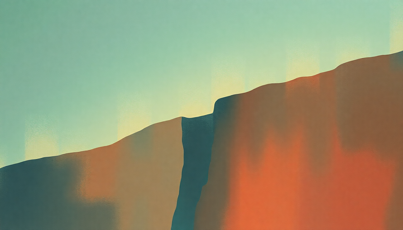 Fan-driven abstract illustration evoking the emotional arc of If Loving You Is Wrong by Faithless