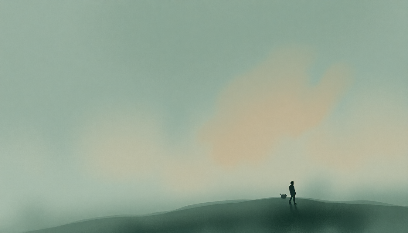 Fan-driven abstract illustration evoking the emotional arc of If We Were Vampires by Jason Isbell