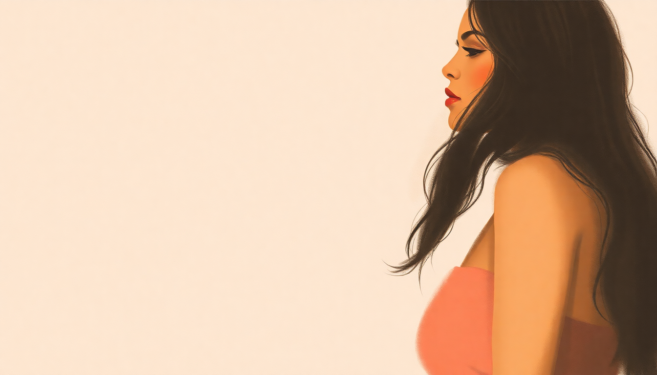Fan-driven abstract illustration evoking the emotional arc of If You Had My Love by Jennifer Lopez
