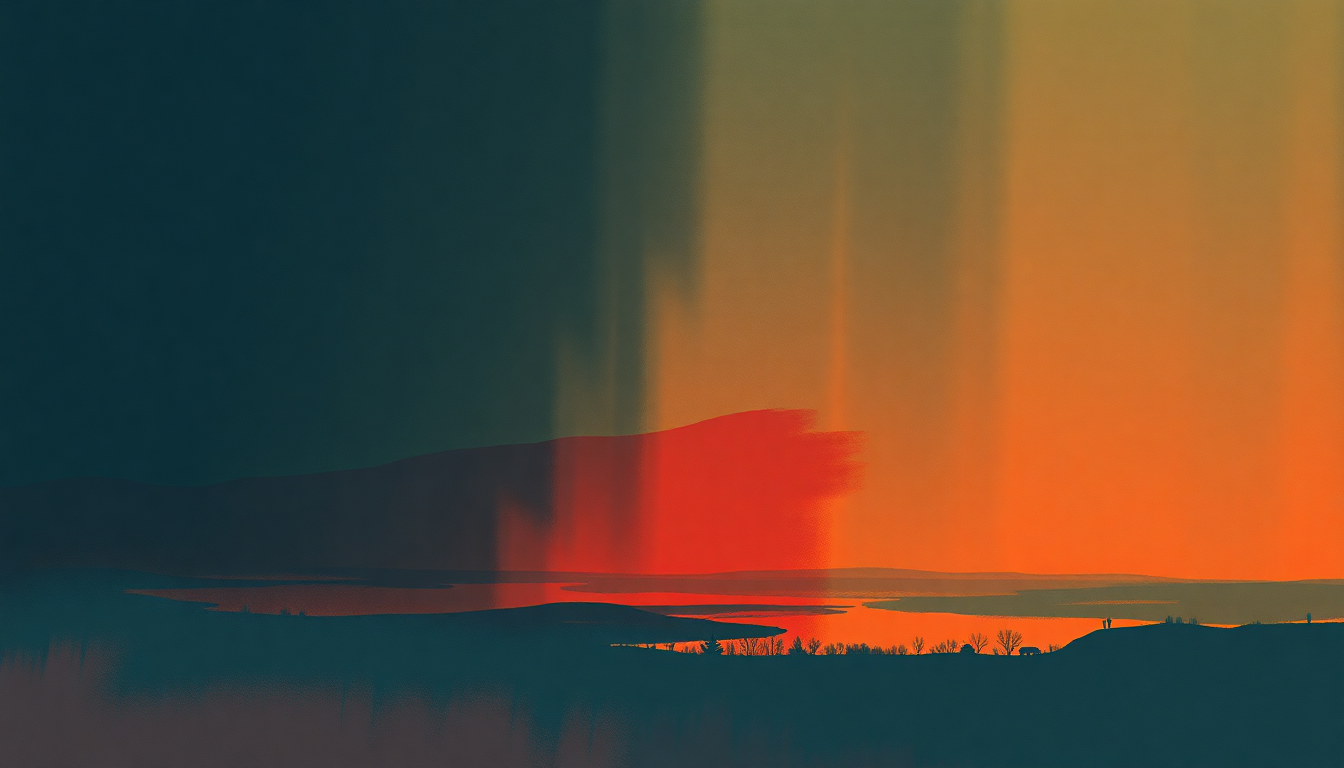 Fan-driven abstract illustration evoking the emotional arc of If You Think You're Lonely Now by Bobby Womack
