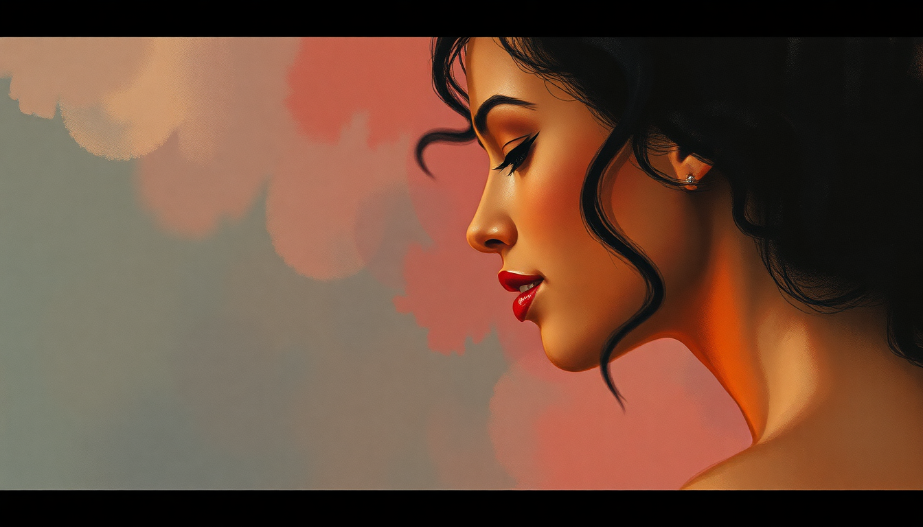 Fan-driven abstract illustration evoking the emotional arc of If by Janet Jackson