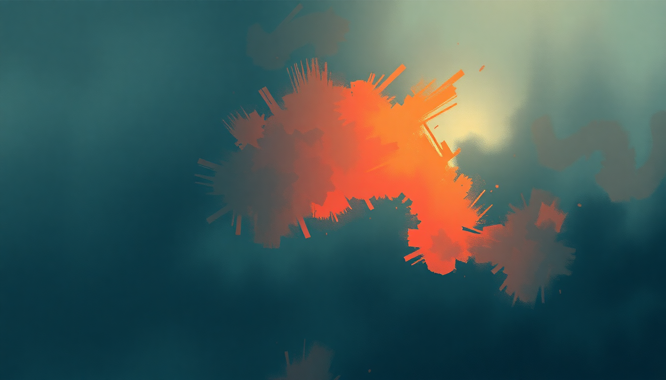 Fan-driven abstract illustration evoking the emotional arc of IFHY by Tyler, The Creator