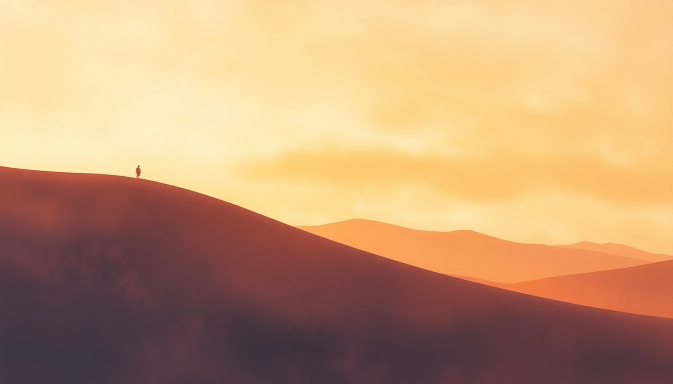 Fan-driven abstract illustration evoking the emotional arc of Ike's Mood I by Isaac Hayes