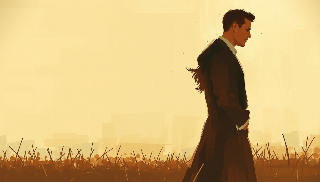Fan-driven abstract illustration evoking the emotional arc of I'll Come Running Back to You by Sam Cooke