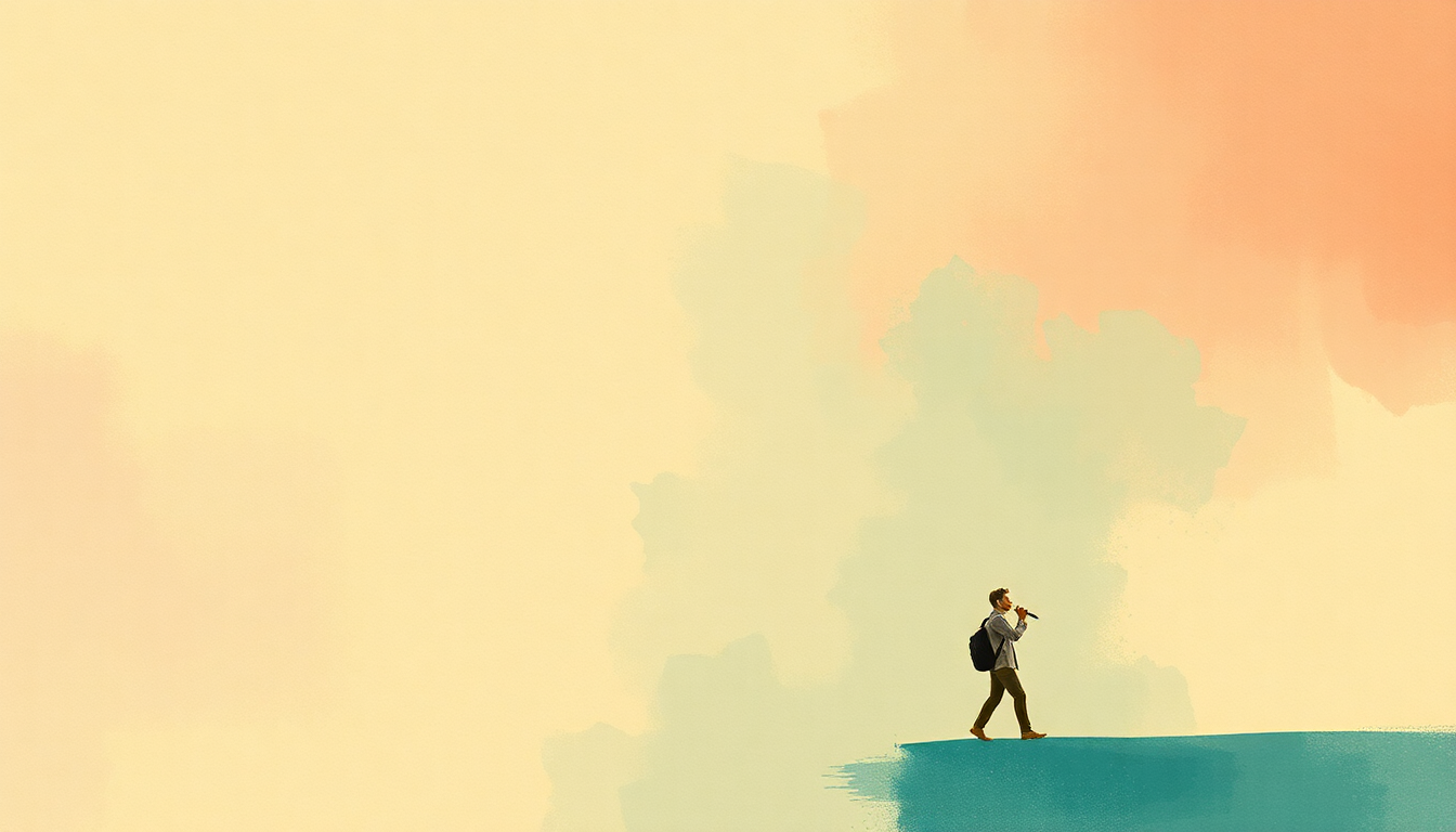 Fan-driven abstract illustration evoking the emotional arc of I'll Survive by B.B. King