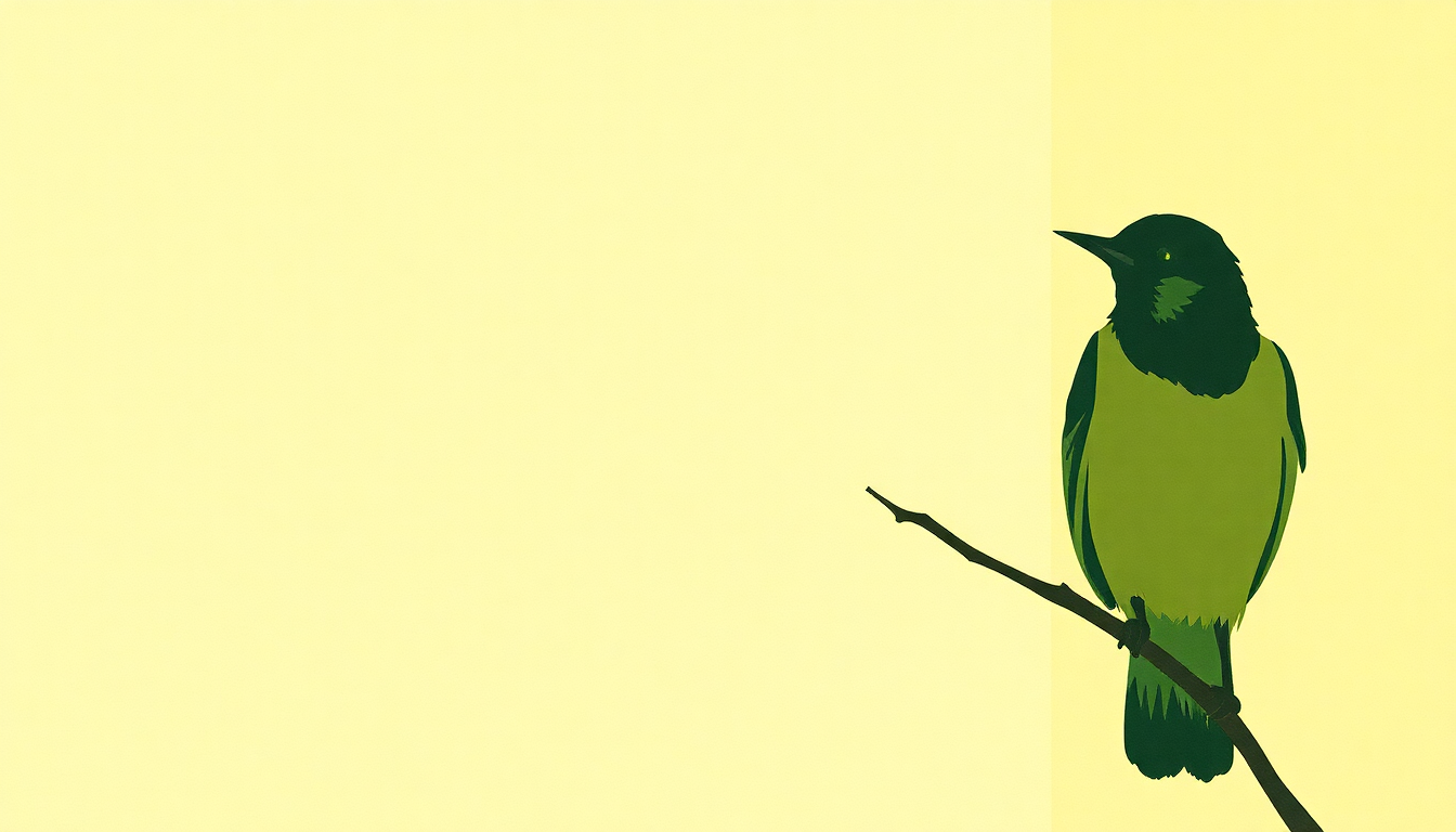 Fan-driven abstract illustration evoking the emotional arc of I'm a Cuckoo by Belle and Sebastian