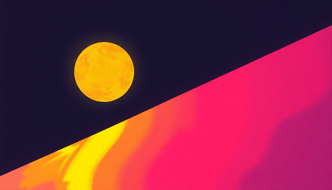 Fan-driven abstract illustration evoking the emotional arc of I'm Bad by Grandmaster Flash and the Furious Five