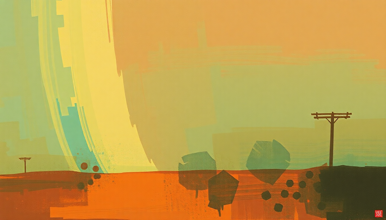 Fan-driven abstract illustration evoking the emotional arc of I'm Waiting for the Man by The Velvet Underground