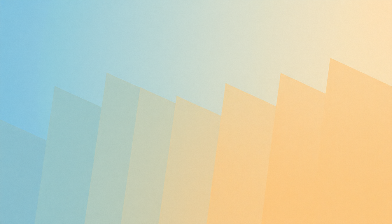 Fan-driven abstract illustration evoking the emotional arc of Imitation of Life by R.E.M.