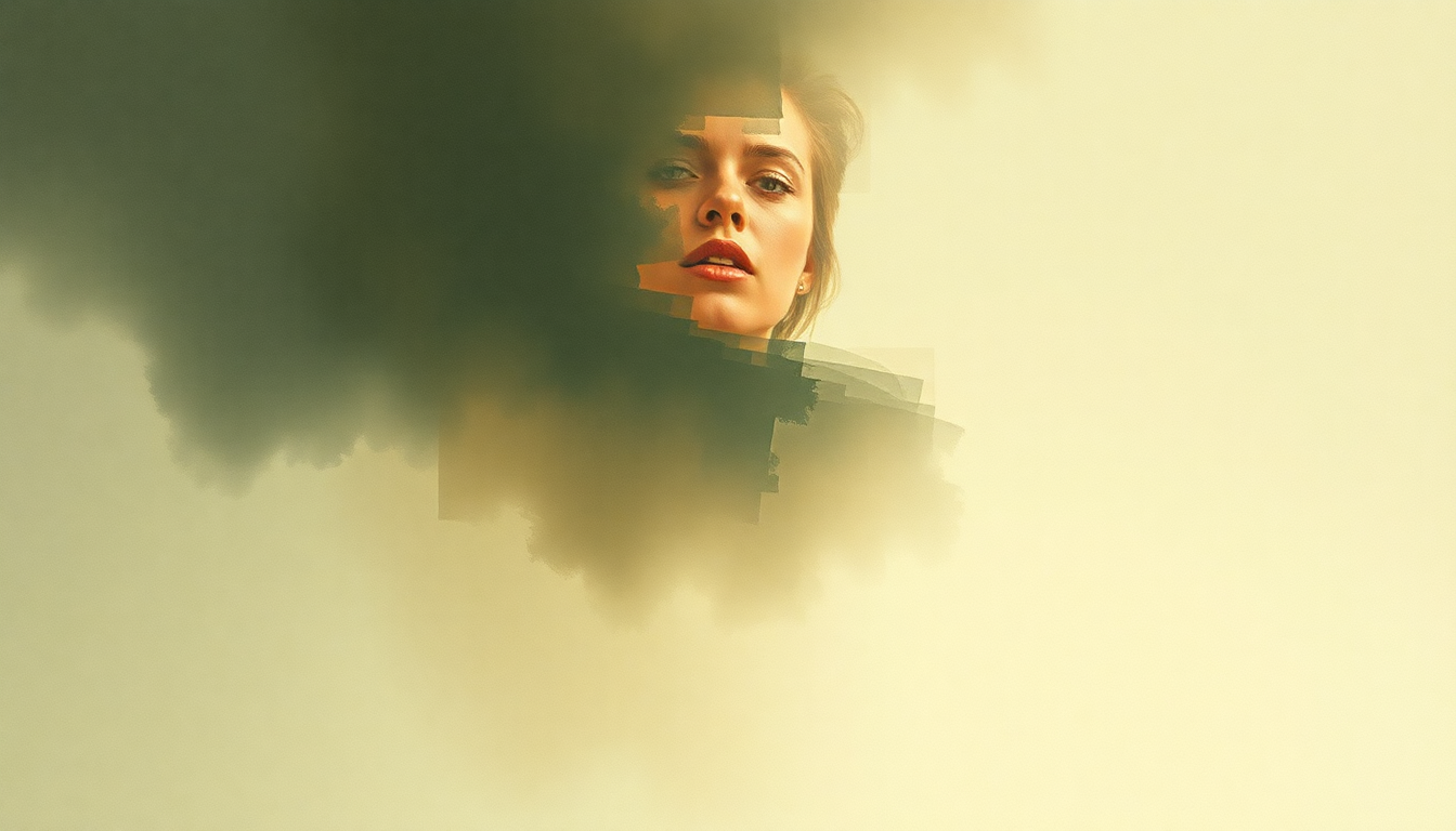 Fan-driven abstract illustration evoking the emotional arc of Immature by Björk