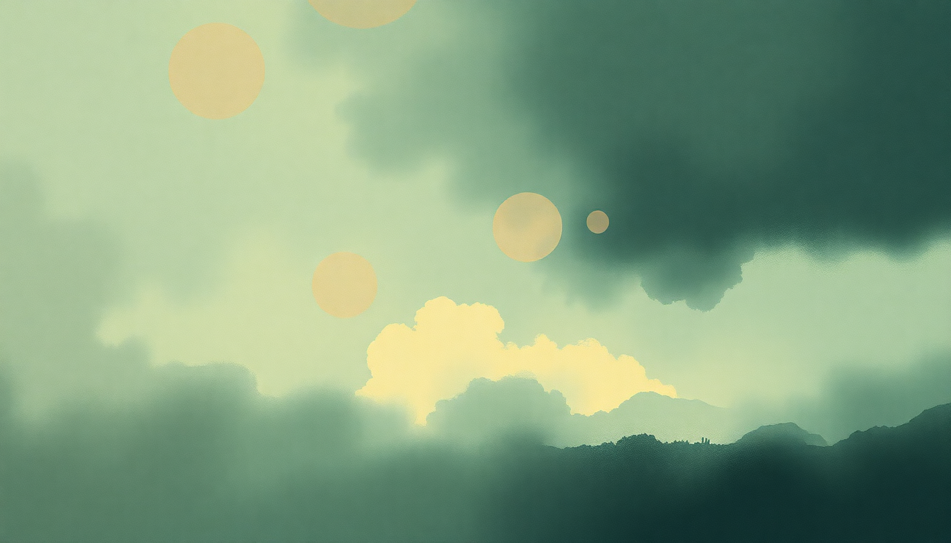Fan-driven abstract illustration evoking the emotional arc of Impossible Soul by Sufjan Stevens