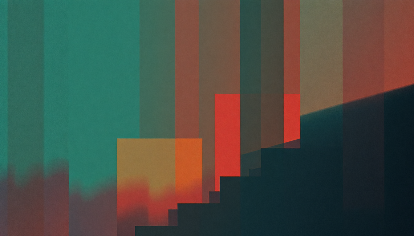 Fan-driven abstract illustration evoking the emotional arc of In Between Days by The Cure