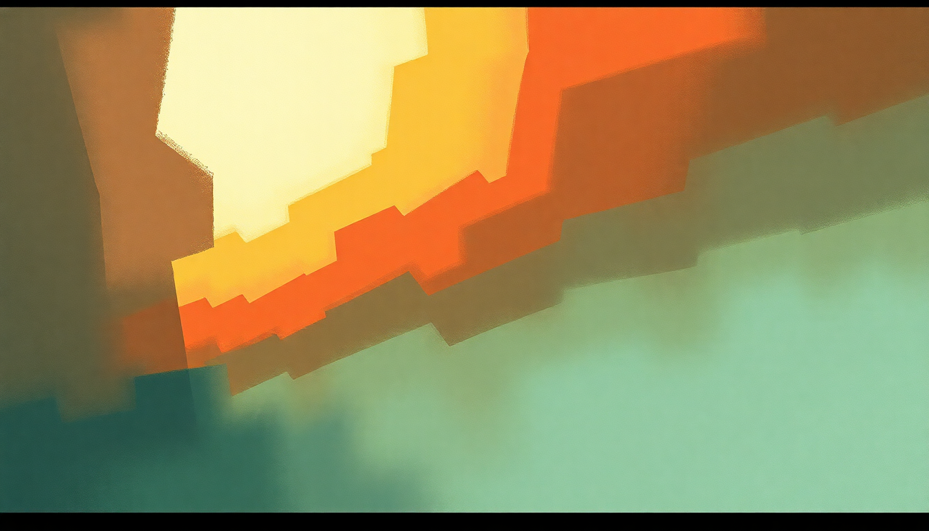 Fan-driven abstract illustration evoking the emotional arc of In Bloom by Nirvana