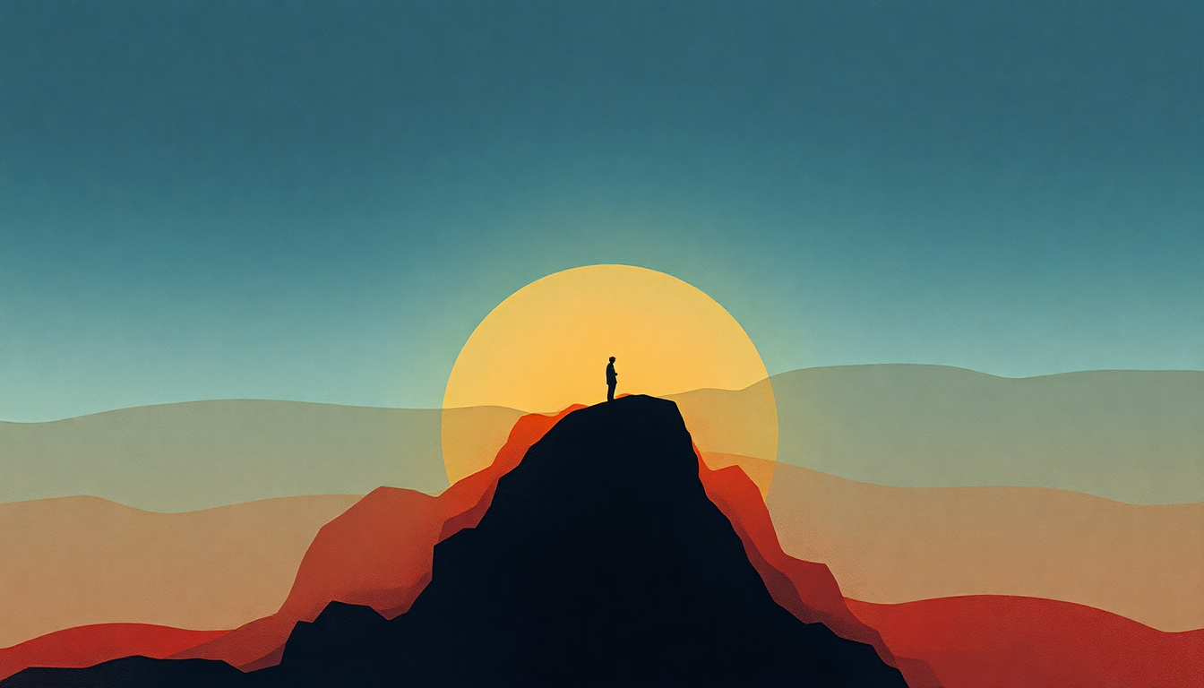 Fan-driven abstract illustration evoking the emotional arc of In Dreams by Ben Howard