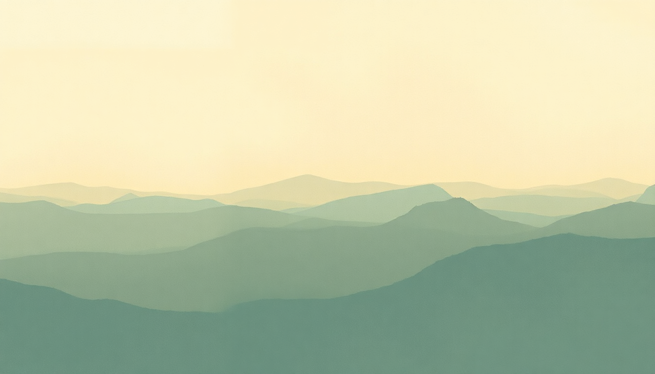 Fan-driven abstract illustration evoking the emotional arc of In Flight by Appleseed Cast