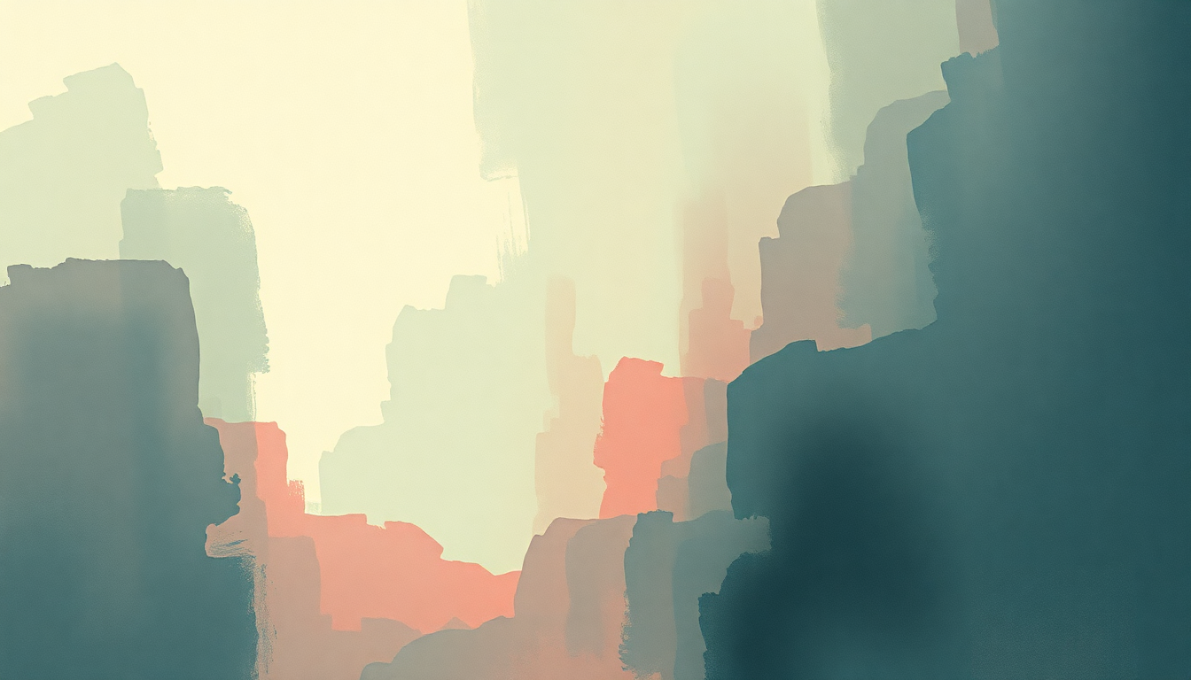 Fan-driven abstract illustration evoking the emotional arc of In My Arms by Erasure