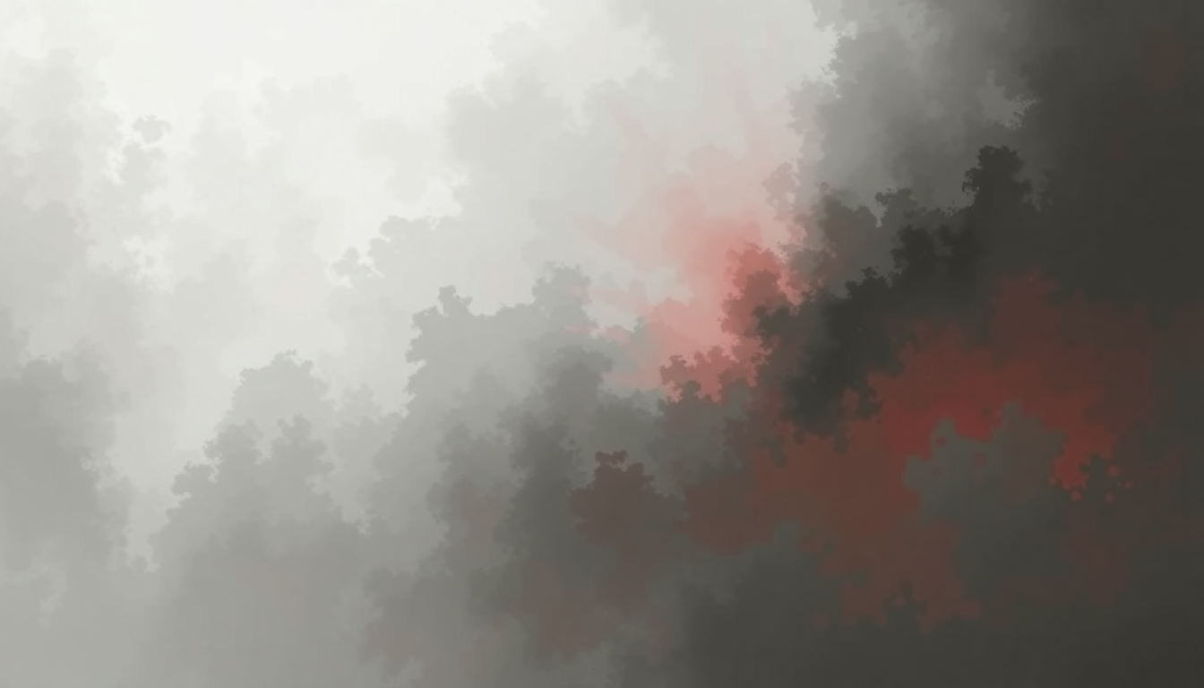 Fan-driven abstract illustration evoking the emotional arc of In My Blood by Shawn Mendes