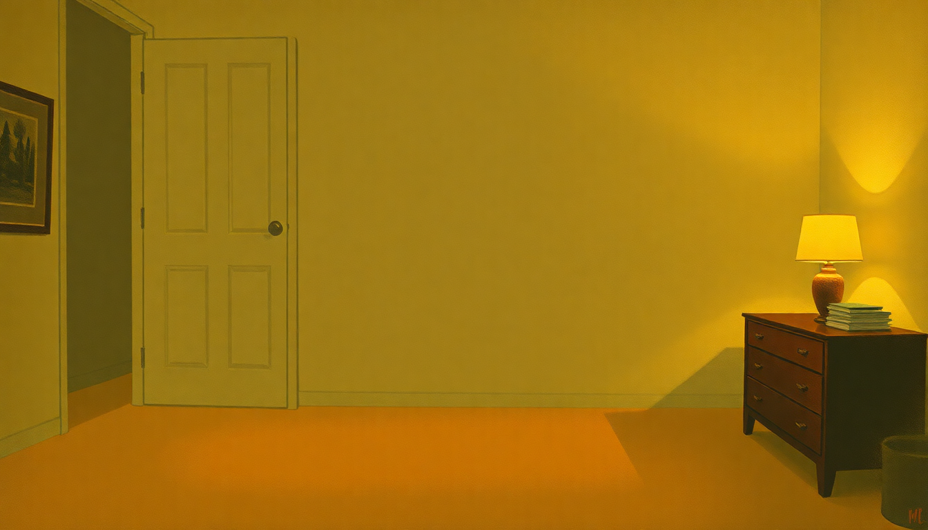 Fan-driven abstract illustration evoking the emotional arc of In My Lonely Room by Martha and the Vandellas