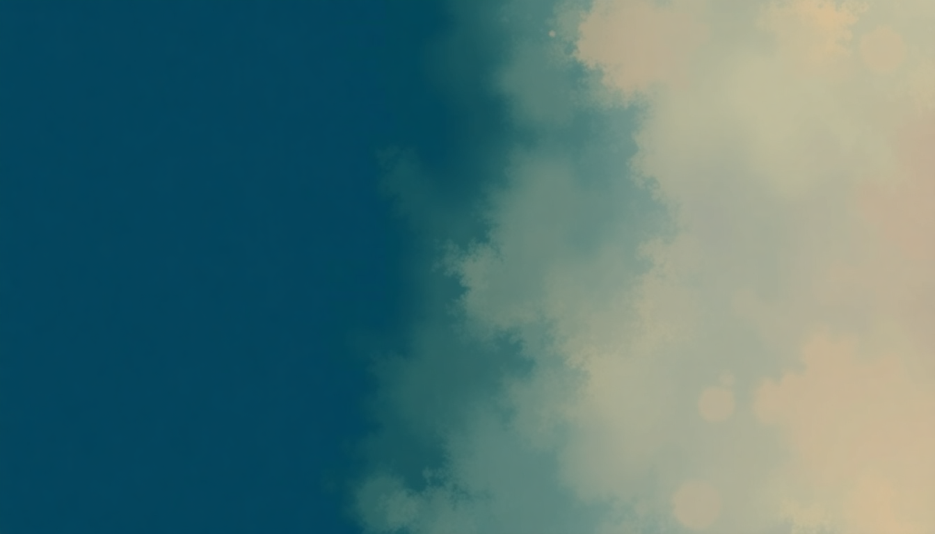 Fan-driven abstract illustration evoking the emotional arc of In My Place by Coldplay