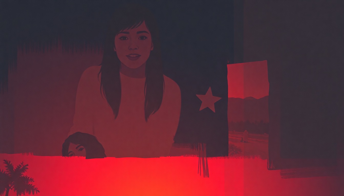 Fan-driven abstract illustration evoking the emotional arc of In the Heat of Passion by Atlantic Starr