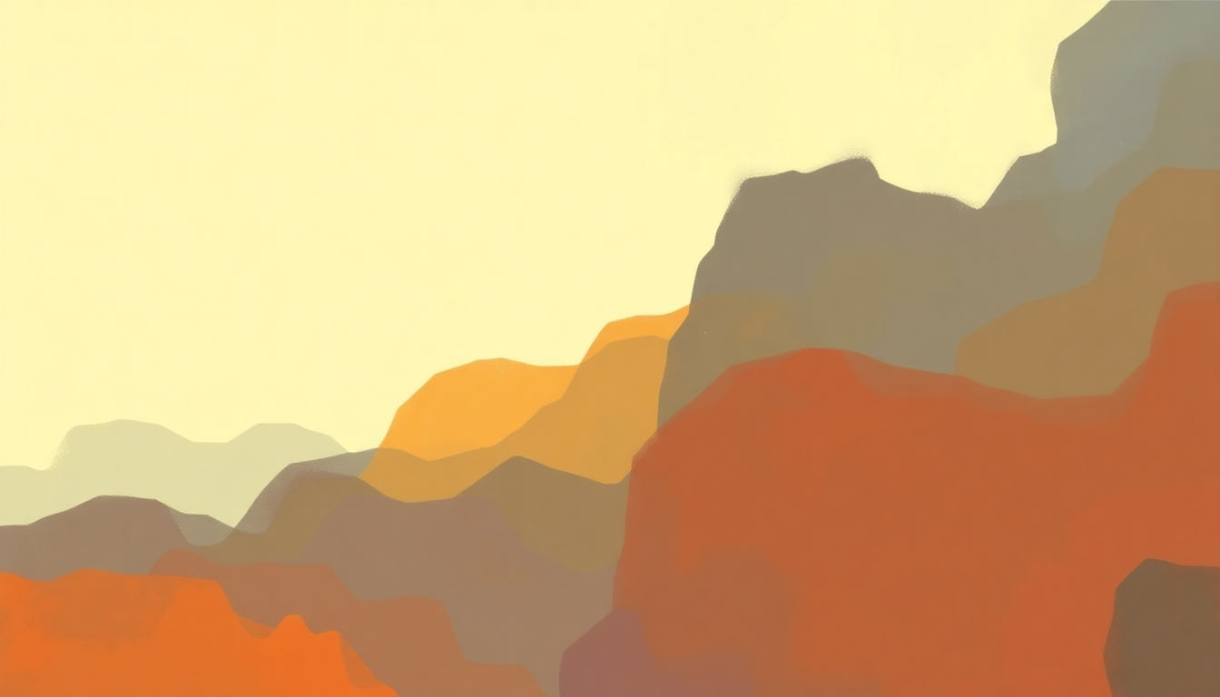 Fan-driven abstract illustration evoking the emotional arc of In the Stone by Earth, Wind & Fire