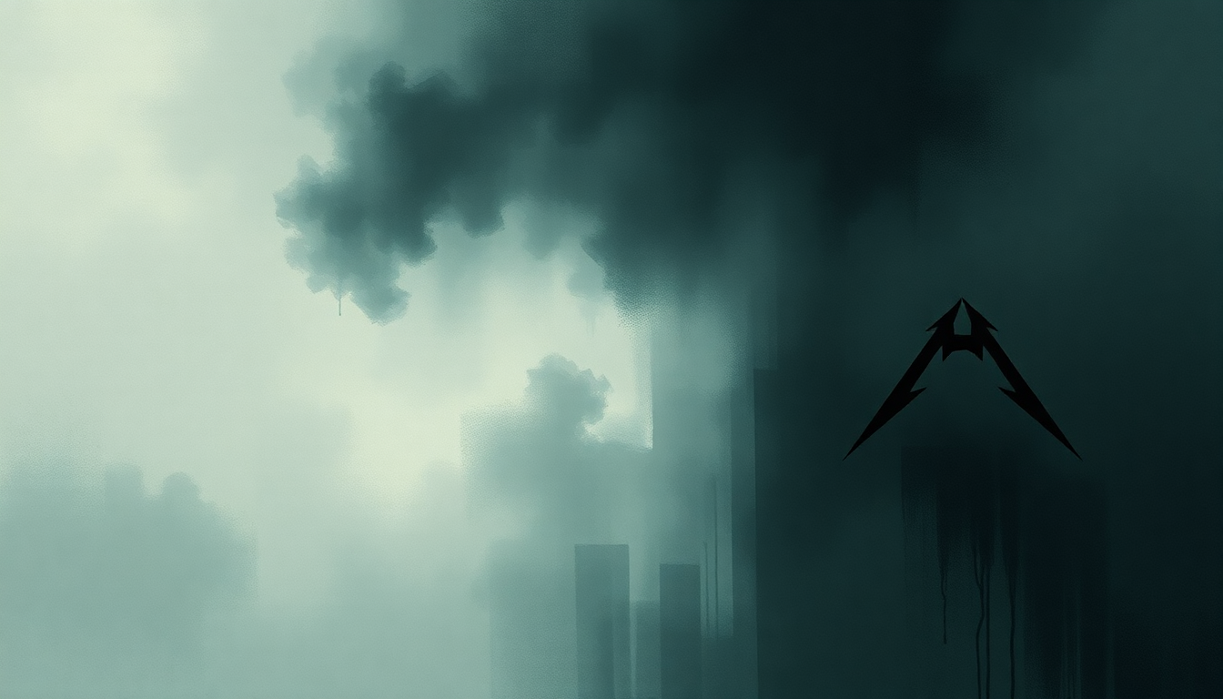 Fan-driven abstract illustration evoking the emotional arc of Inamorata by Metallica
