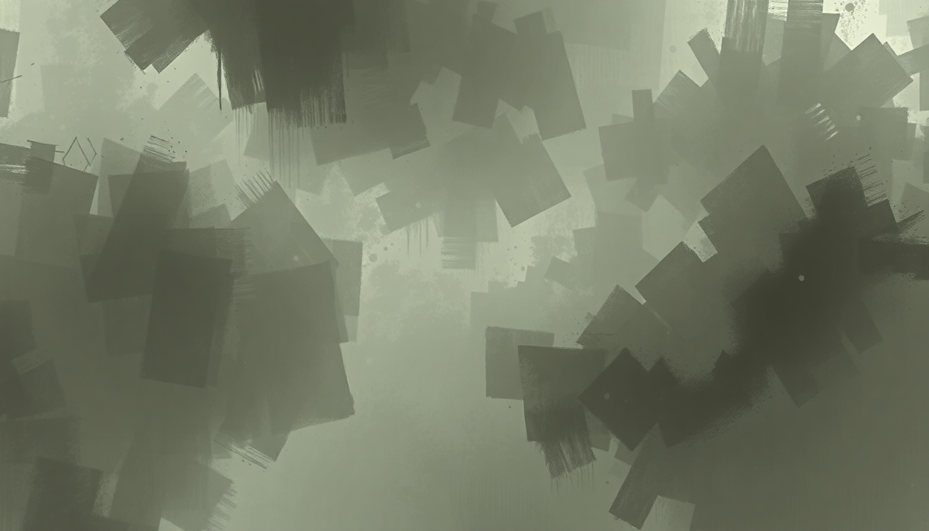 Fan-driven abstract illustration evoking the emotional arc of Indestructible by Disturbed