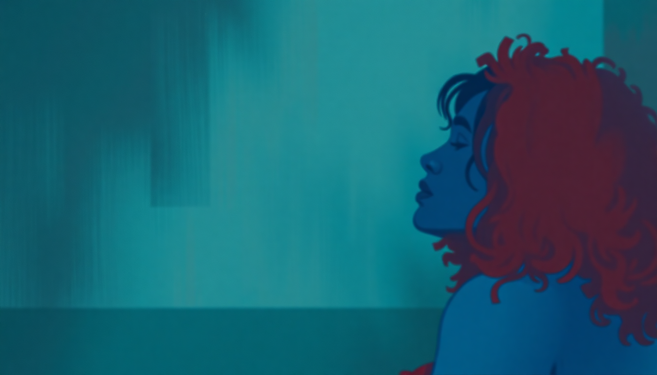Fan-driven abstract illustration evoking the emotional arc of Indian Girl by Slick Rick