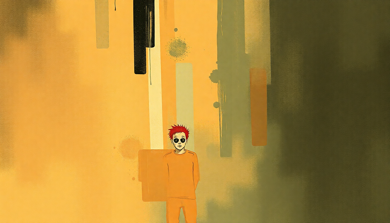 Fan-driven abstract illustration evoking the emotional arc of Infected by Bad Religion