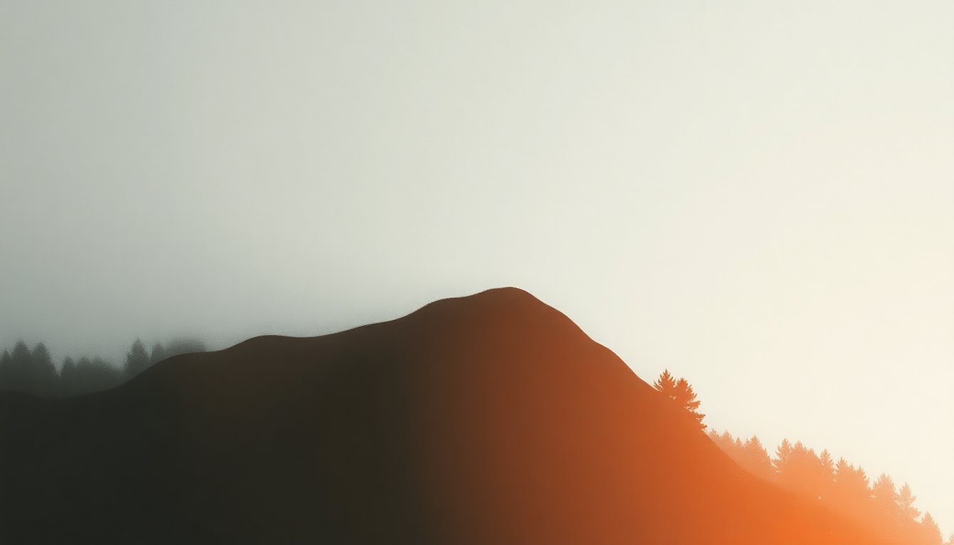 Fan-driven abstract illustration evoking the emotional arc of Infra 3 by Max Richter