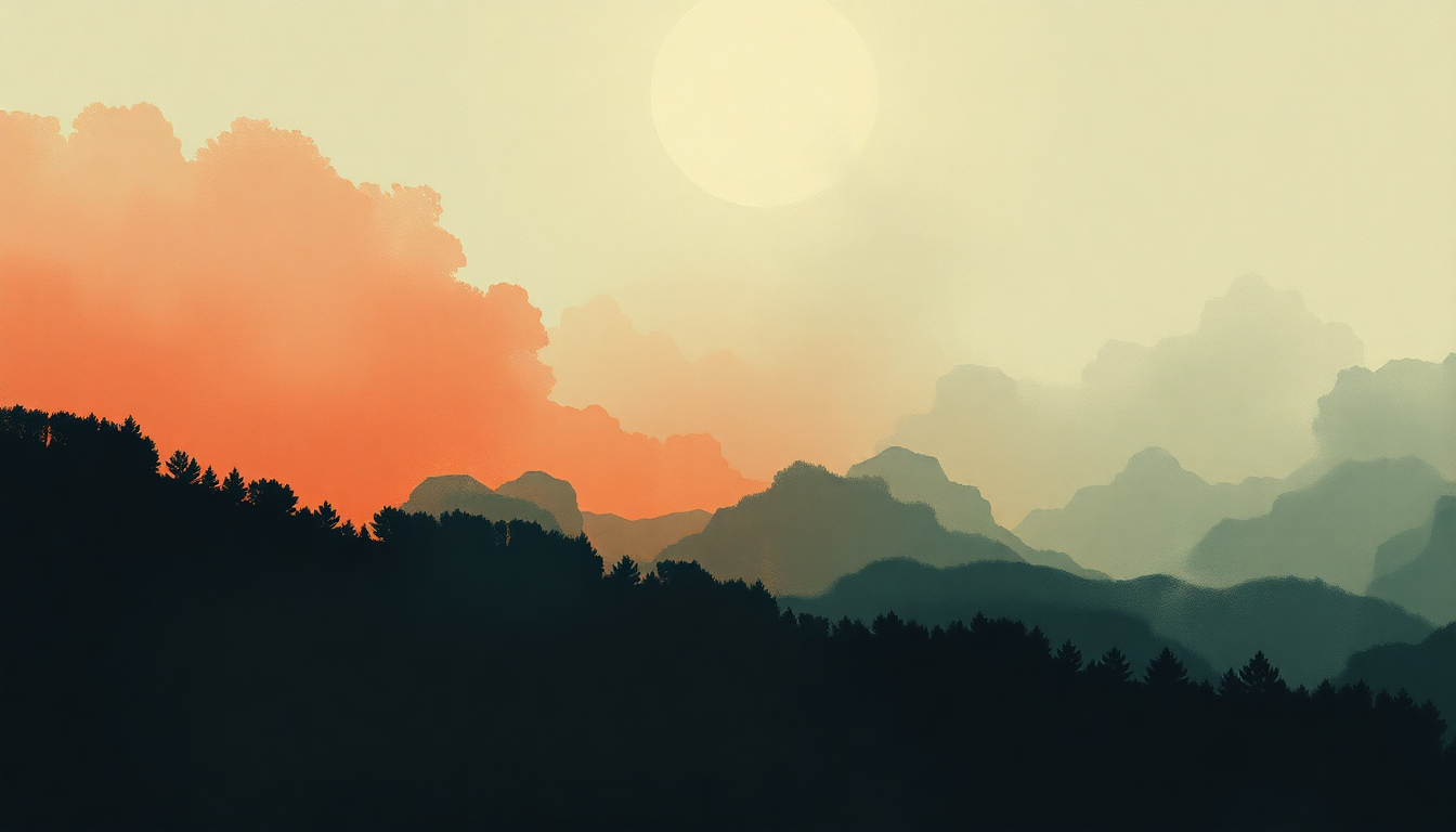 Fan-driven abstract illustration evoking the emotional arc of Inglourious Basterds by Ennio Morricone