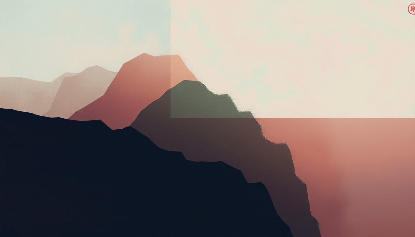 Fan-driven abstract illustration evoking the emotional arc of Innocent When You Dream by Tom Waits