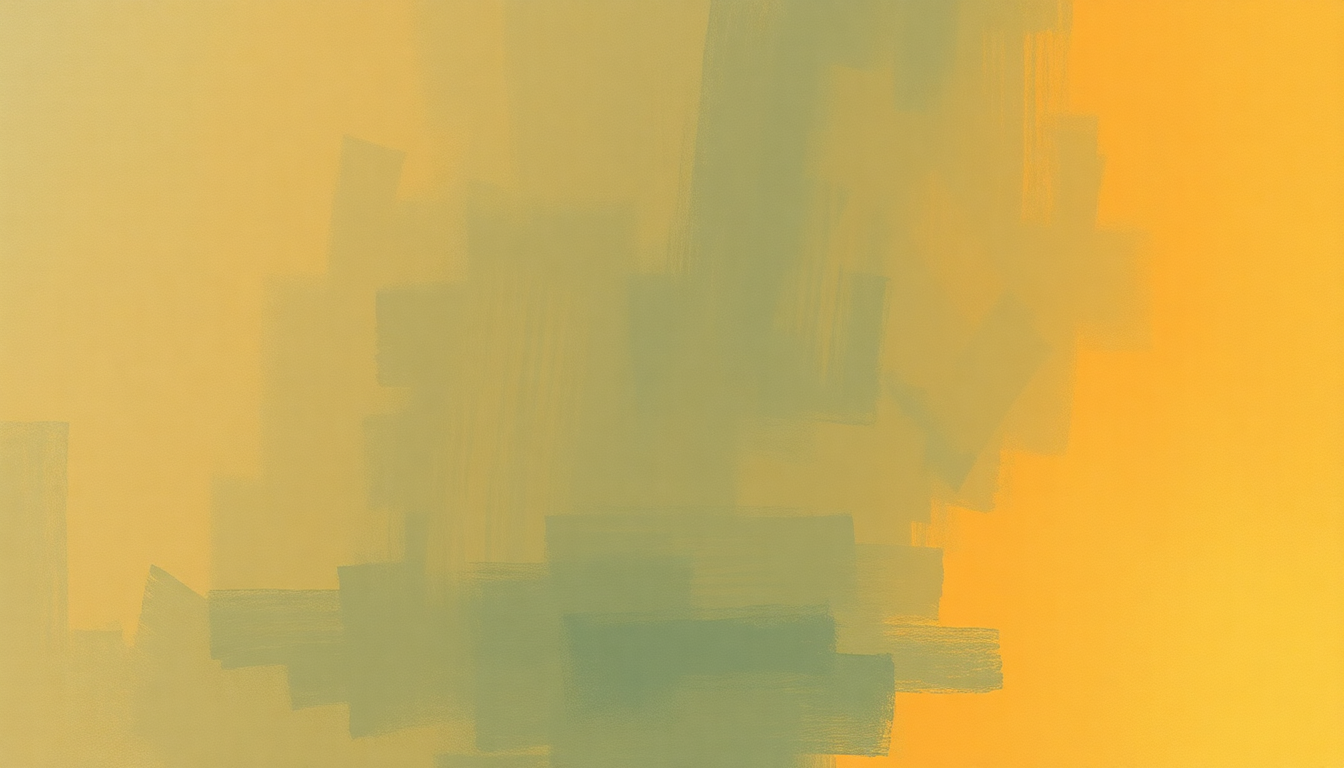 Fan-driven abstract illustration evoking the emotional arc of Insensatez by Tom Jobim