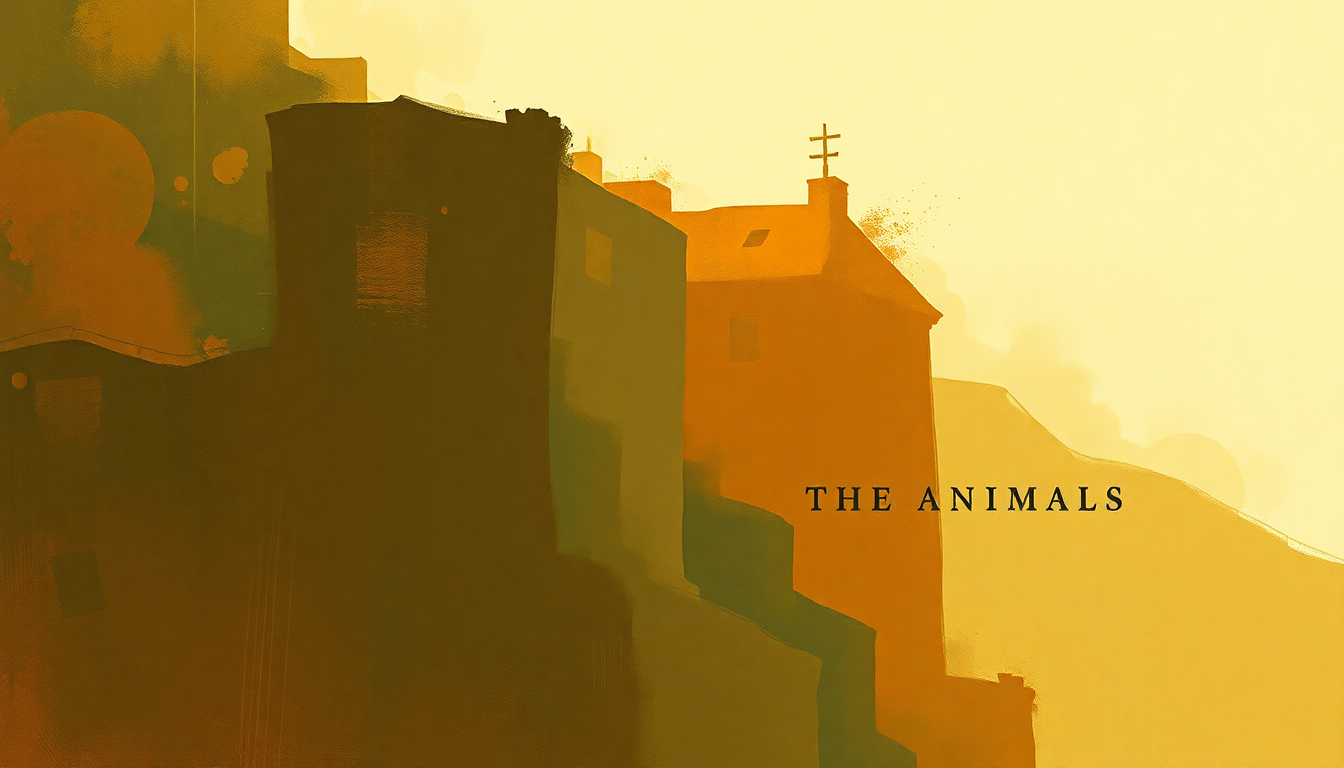 Fan-driven abstract illustration evoking the emotional arc of Inside Looking Out by The Animals