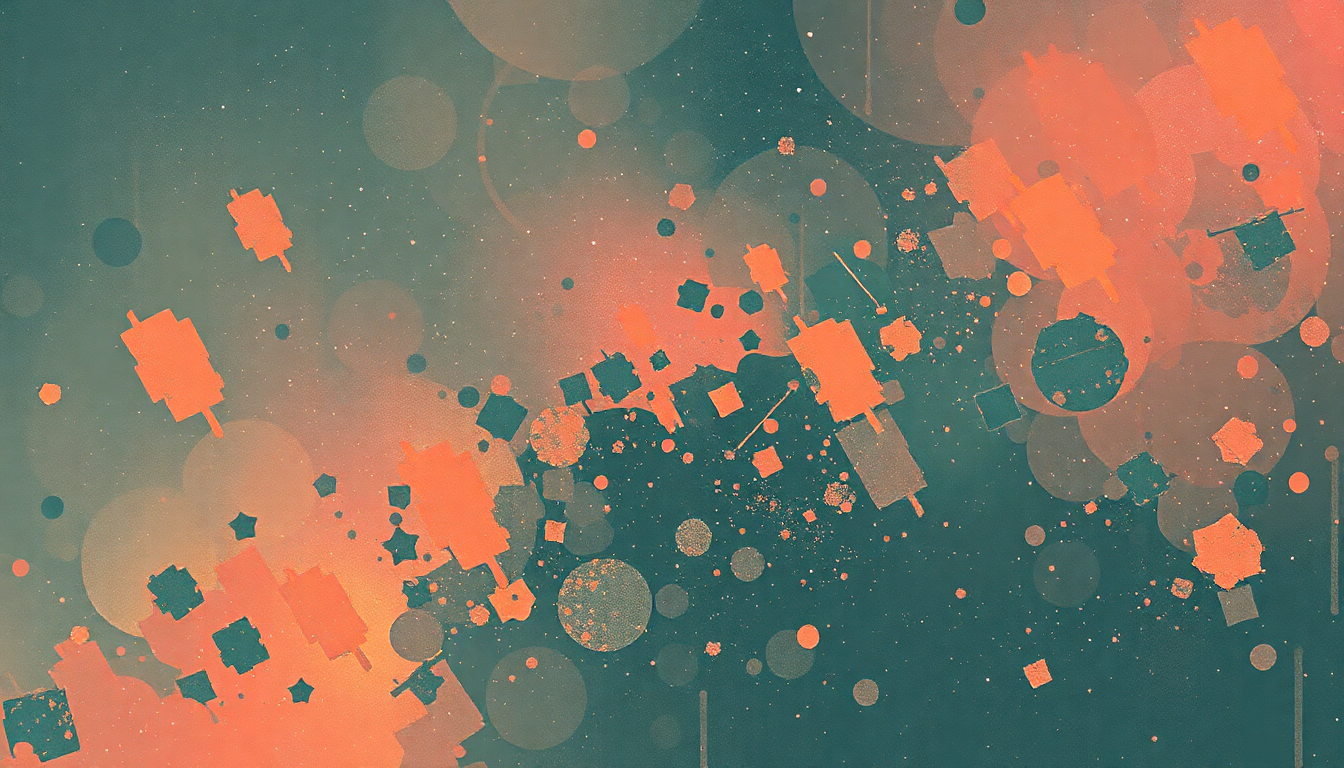 Fan-driven abstract illustration evoking the emotional arc of Intergalactic by Beastie Boys