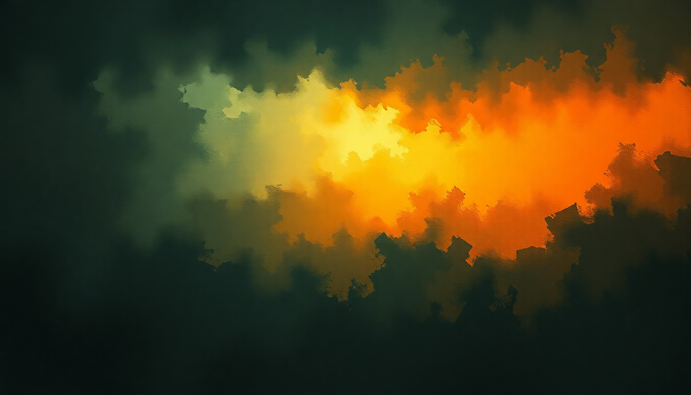 Fan-driven abstract illustration evoking the emotional arc of Into the Void by Nine Inch Nails