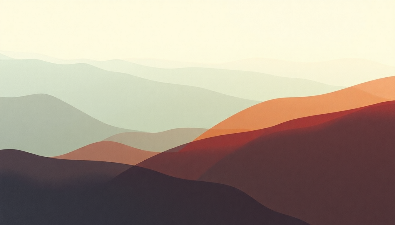 Fan-driven abstract illustration evoking the emotional arc of Intro by M83