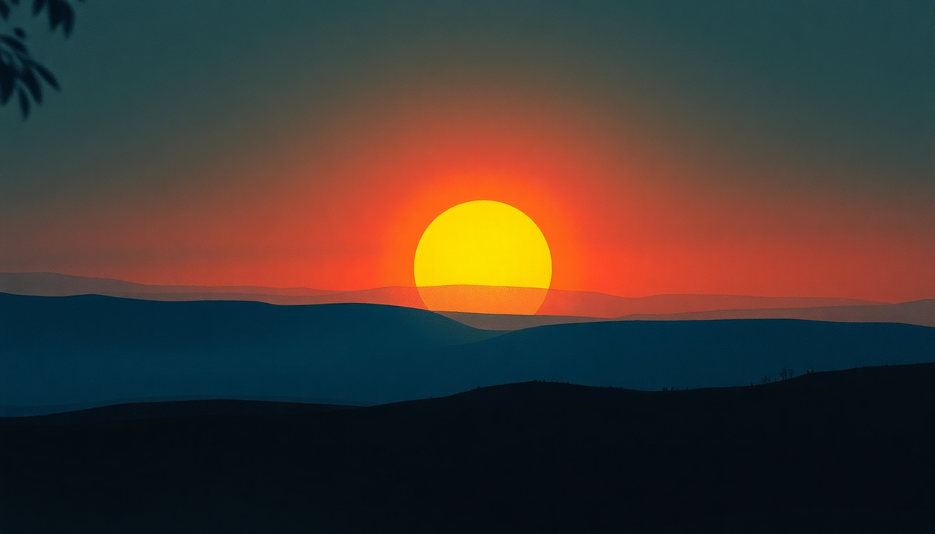 Fan-driven abstract illustration evoking the emotional arc of Invisible Sun by The Police