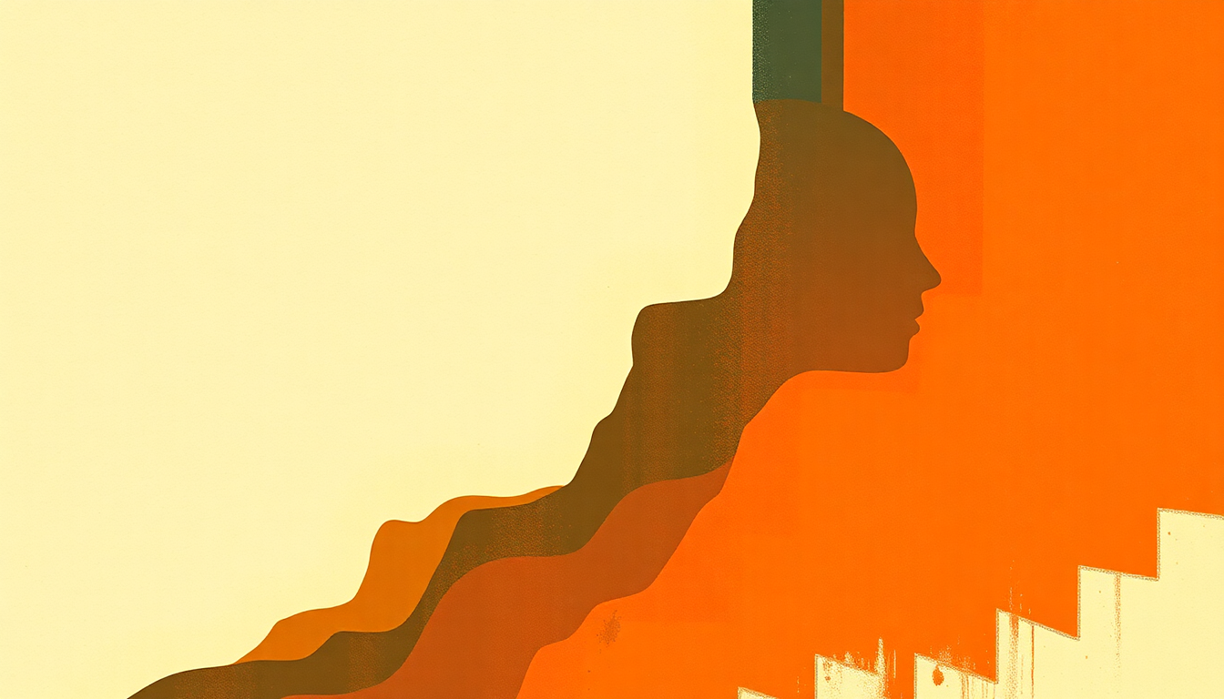 Fan-driven abstract illustration evoking the emotional arc of Iron City by Grant Green