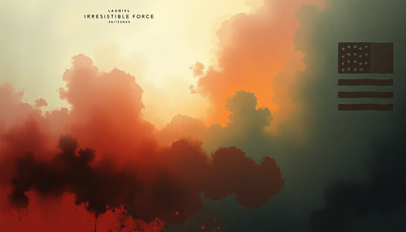 Fan-driven abstract illustration evoking the emotional arc of Irresistible Force by Jane's Addiction