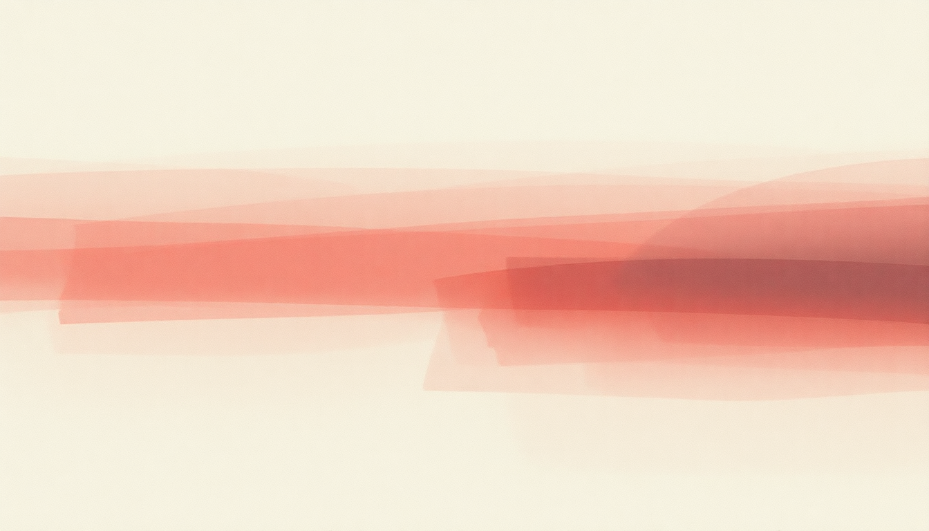 Fan-driven abstract illustration evoking the emotional arc of Is This Thing On by The Promise Ring